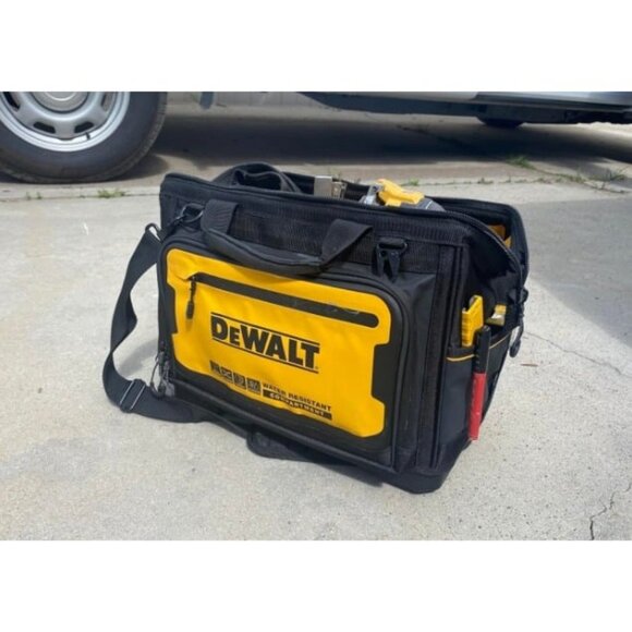 Tool Bag Water Resistant Hard Bottom 20-inch Professional Tool Tote - Picture 1 of 3